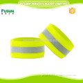 Reflective elastic strips for high visibility armbands
